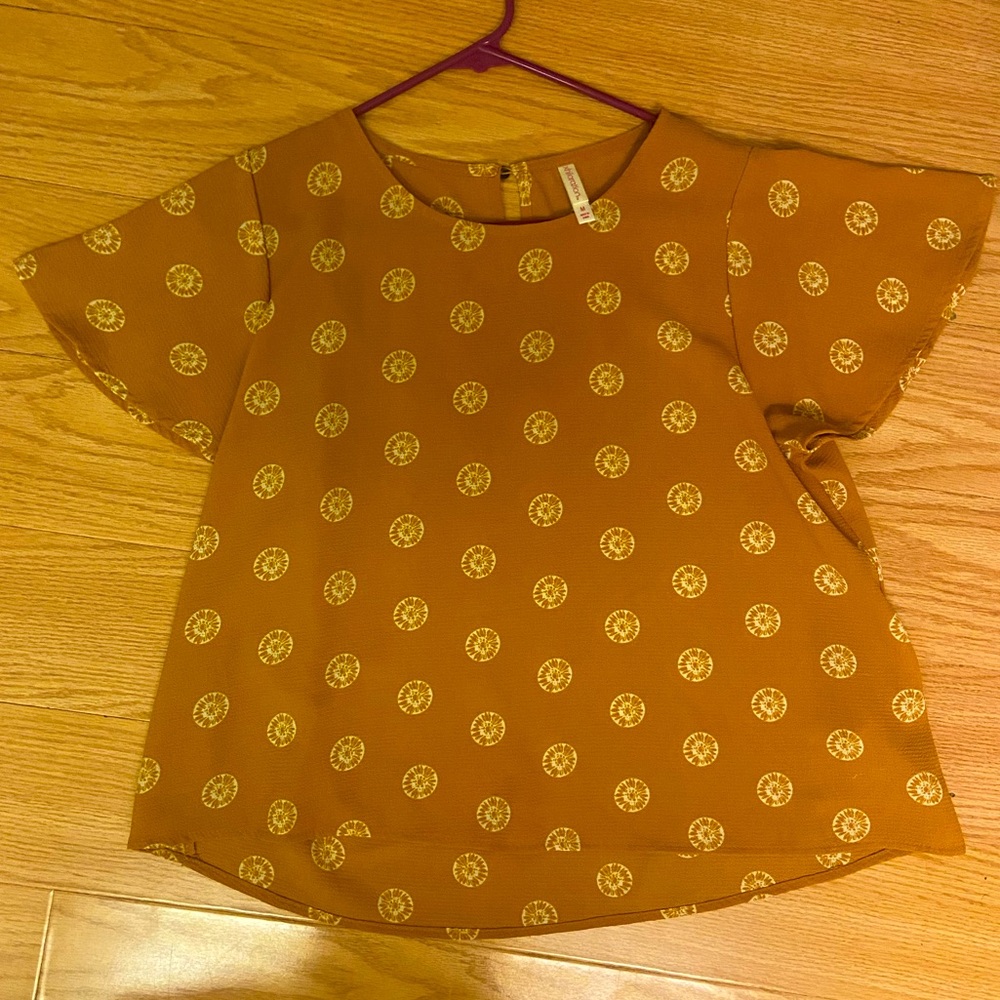 Mustard Yellow Blouse